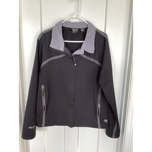 Mountain Hardwear Women's Conduit Jacket Softshell Full Zip Coat‎ Black Large
